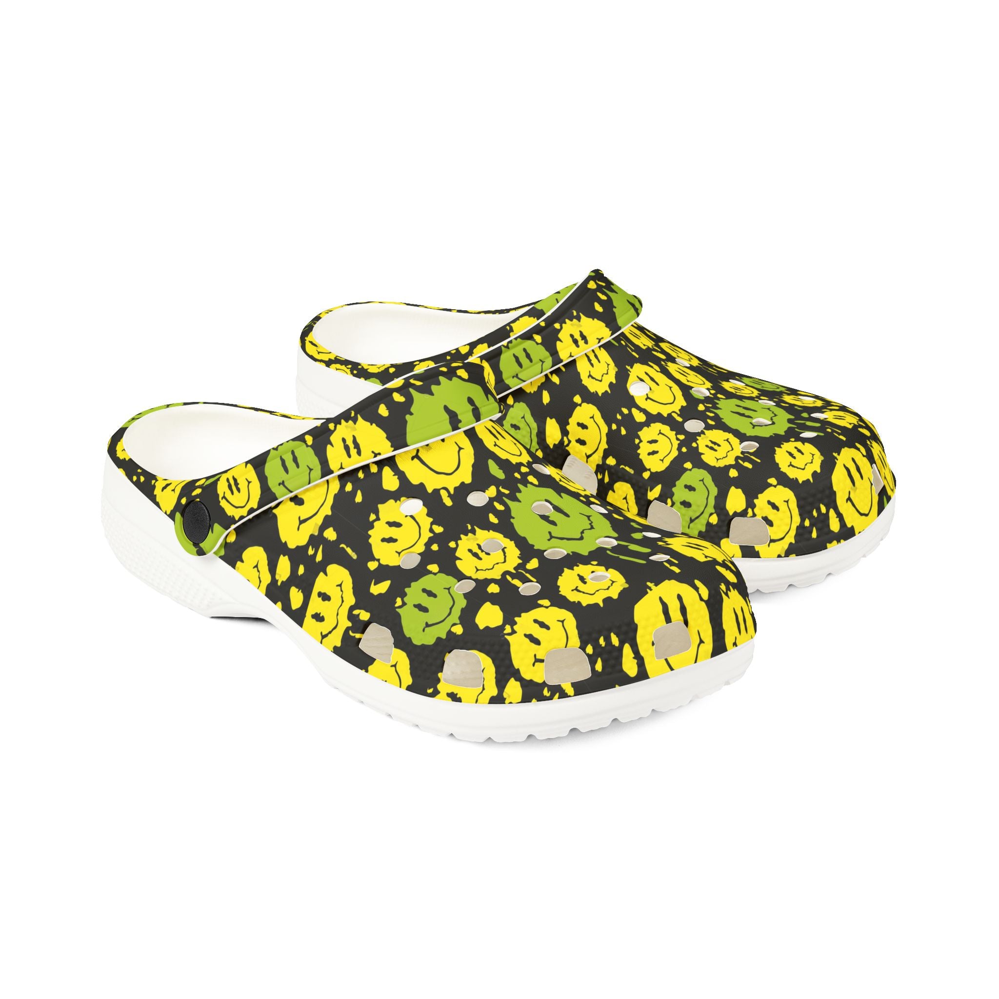 Vibrant Floral Clogs - Comfortable Slip-On Shoes, Garden Footwear, Colorful EVA Sandals, Summer Essentials, Unique Gift Idea