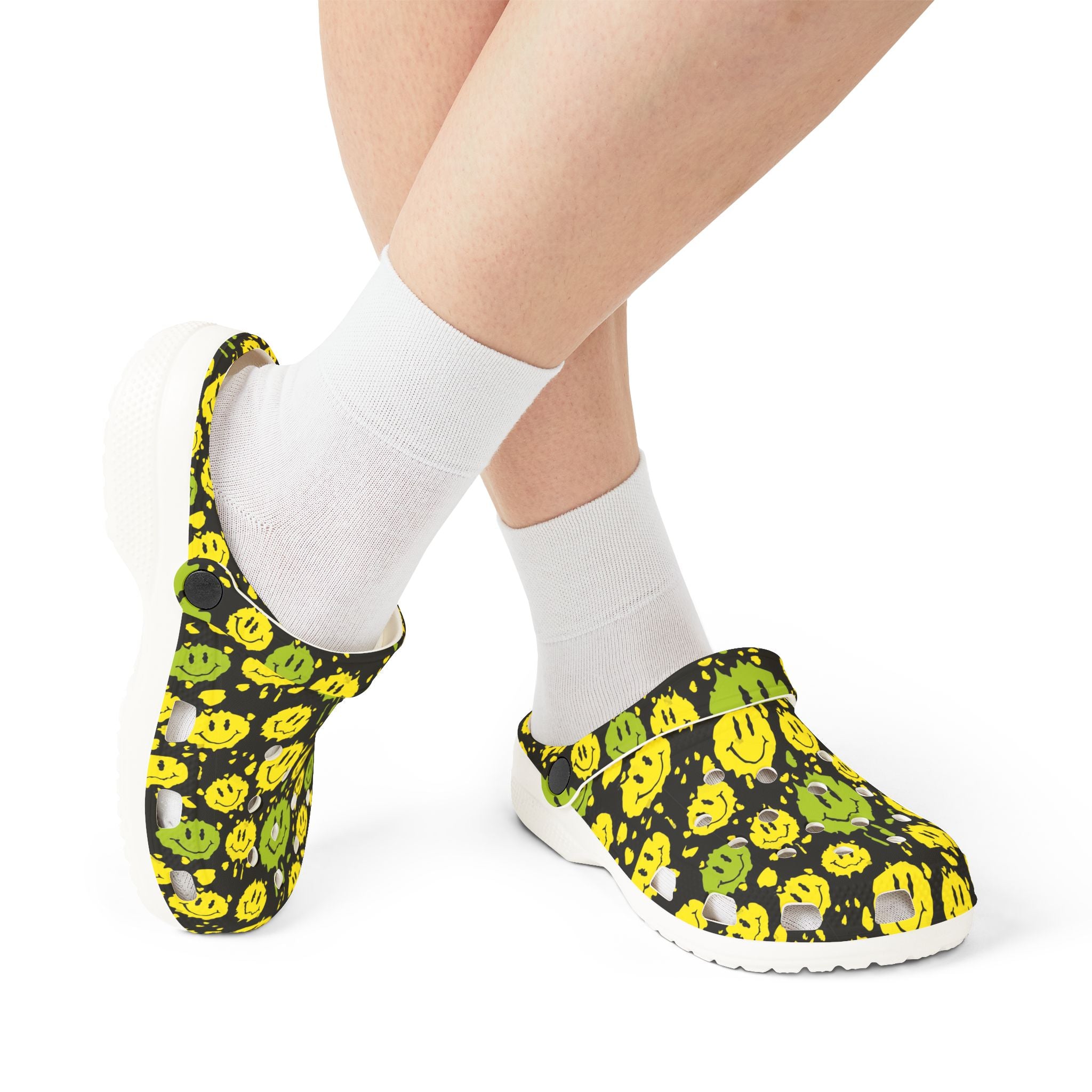 Vibrant Floral Clogs - Comfortable Slip-On Shoes, Garden Footwear, Colorful EVA Sandals, Summer Essentials, Unique Gift Idea