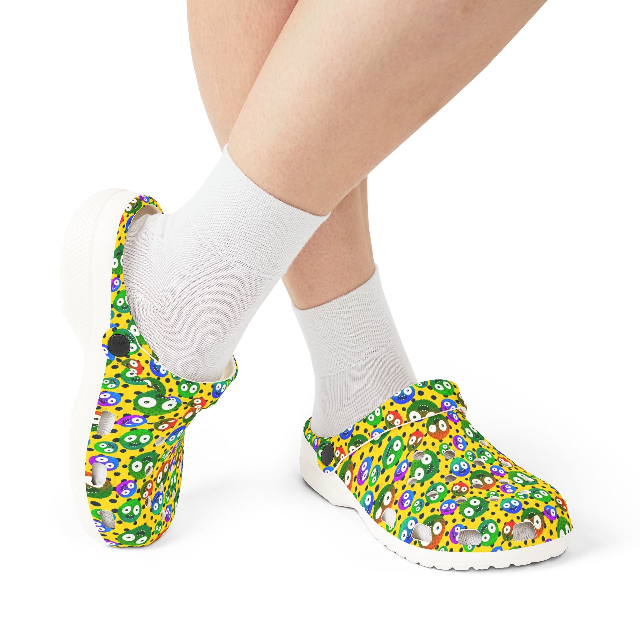 Colorful Comfort Clogs | Fun EVA Foam Rubber Shoes | Slip-On, Lightweight, Easy to Clean, Garden, Casual Wear, Outdoor, Unique Design