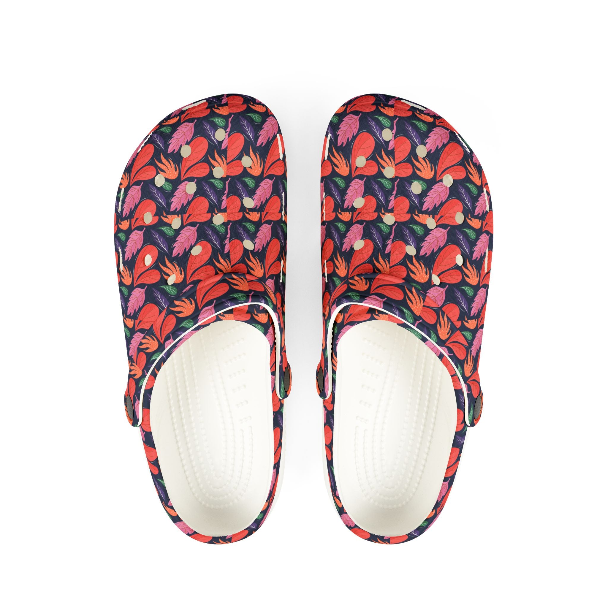 Floral EVA Foam Clogs - Comfortable Garden Shoes, Cute House Slippers, Summer Footwear, Trendy Outdoor Clogs, Stylish Everyday Shoes