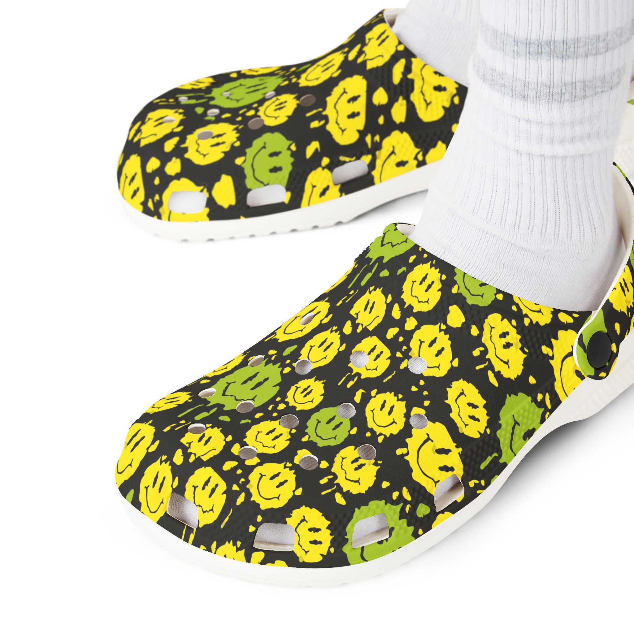 Vibrant Floral Clogs - Comfortable Slip-On Shoes, Garden Footwear, Colorful EVA Sandals, Summer Essentials, Unique Gift Idea