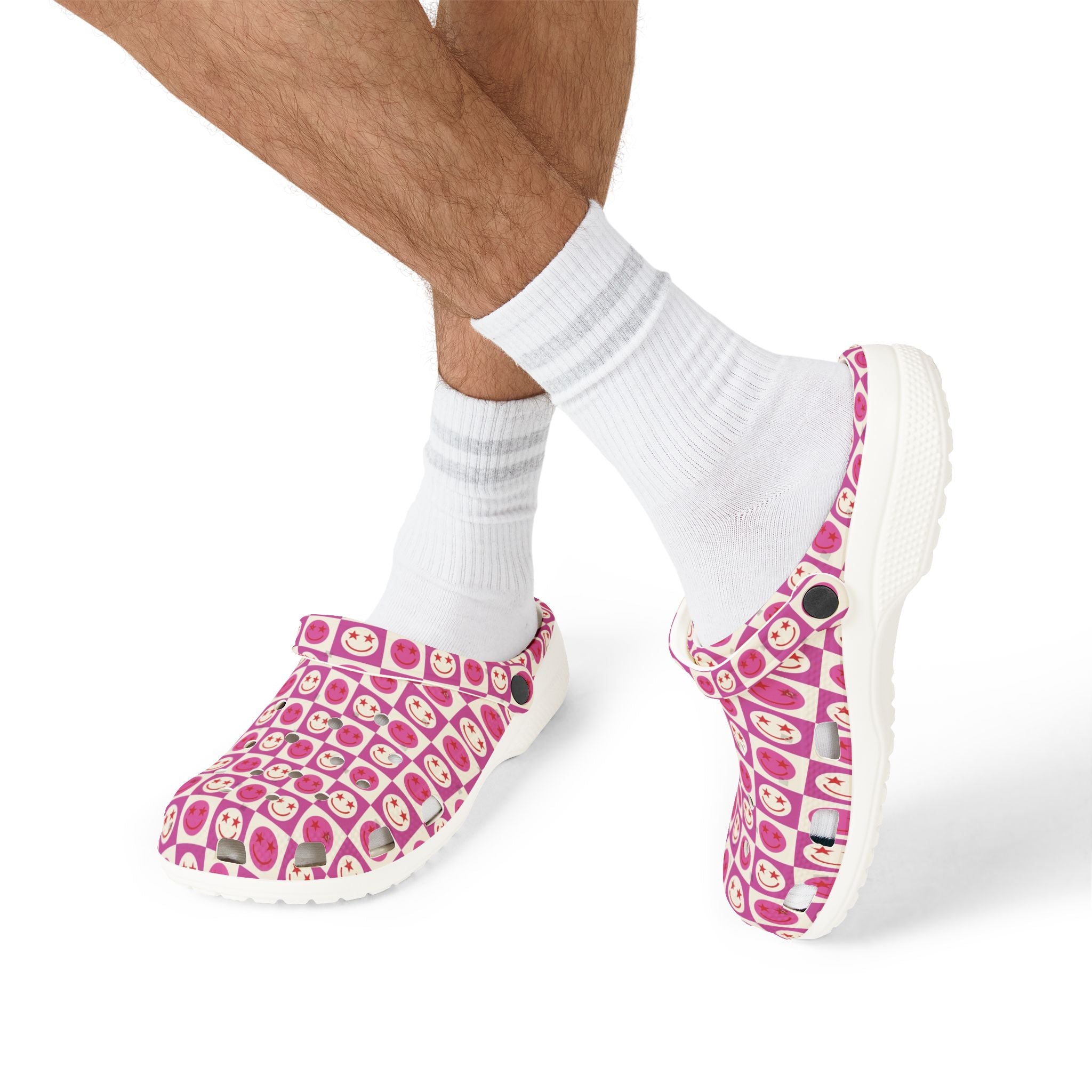 Playful Printed Clogs for Fun and Comfort, Colorful Rubber Shoes, Trendy Summer Footwear, Gift for Kids & Adults, Stylish Garden Shoes