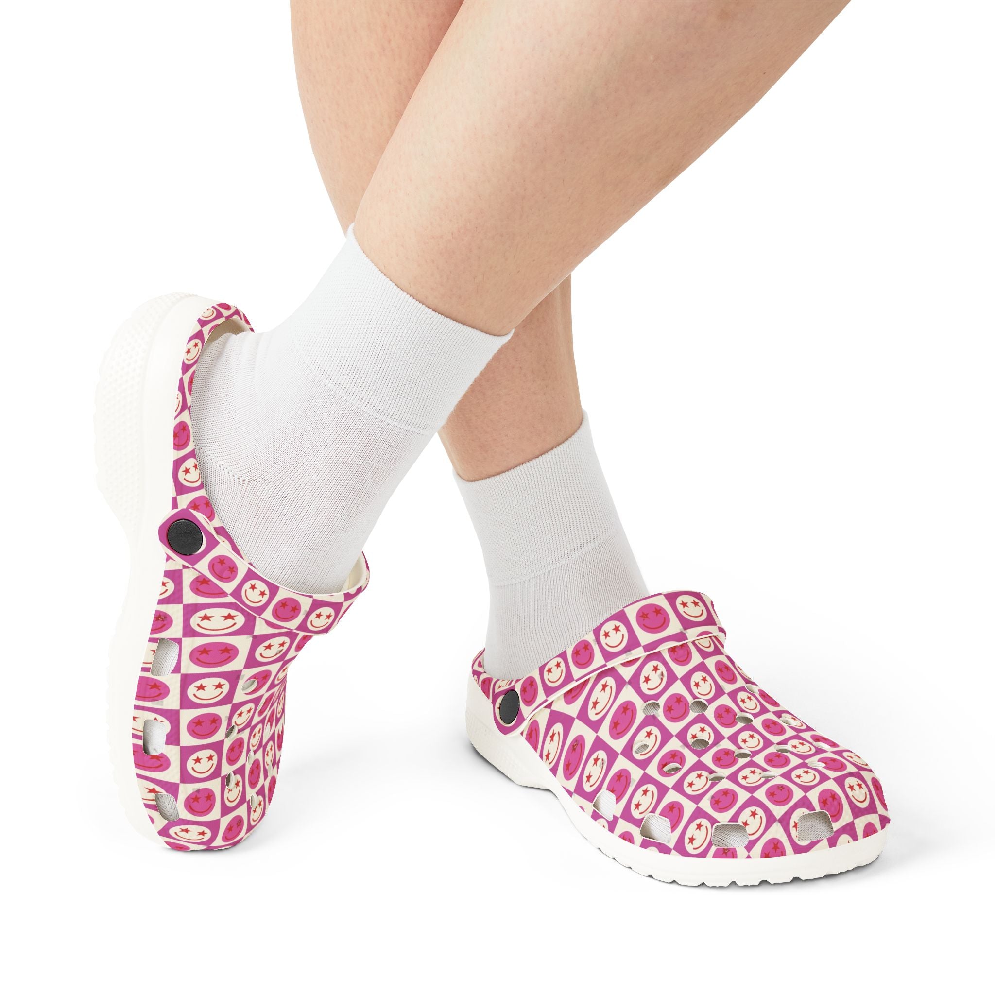 Playful Printed Clogs for Fun and Comfort, Colorful Rubber Shoes, Trendy Summer Footwear, Gift for Kids & Adults, Stylish Garden Shoes