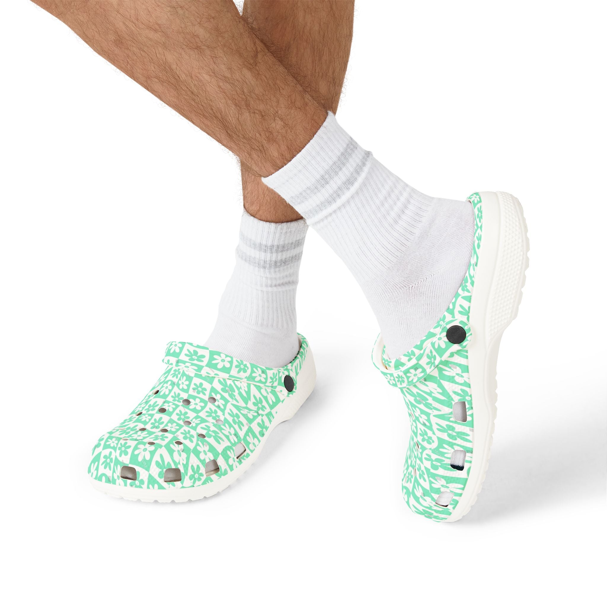 Chic Floral Clogs - Comfortable EVA Foam Shoes, Garden Footwear, Casual Summer Slip-Ons, Perfect for Home or Outdoor