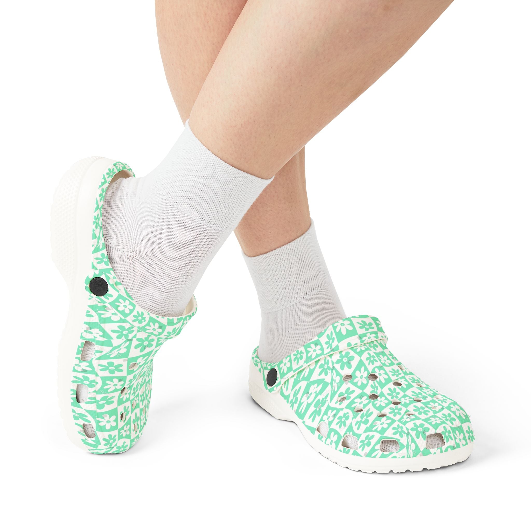 Chic Floral Clogs - Comfortable EVA Foam Shoes, Garden Footwear, Casual Summer Slip-Ons, Perfect for Home or Outdoor