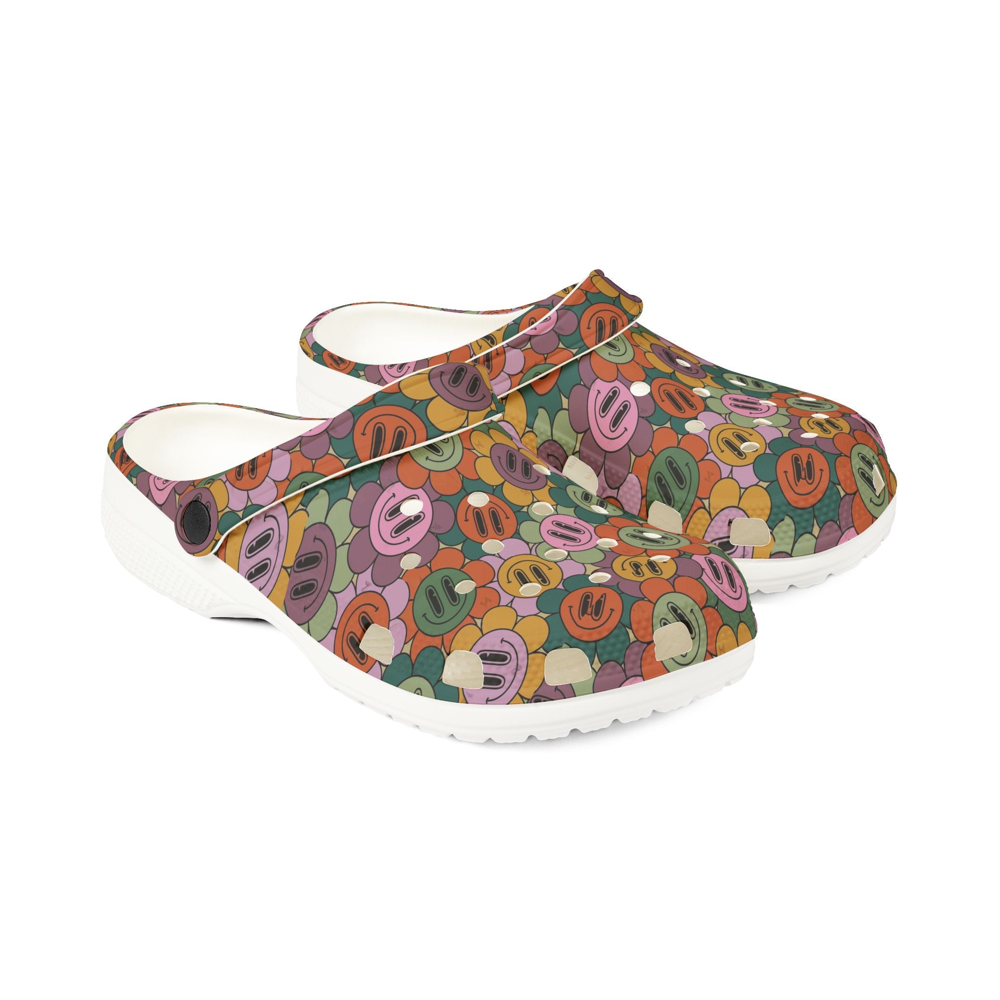 Colorful AOP EVA Foam Shoes for Comfort, Fun Indoor Slippers, Unique Casual Footwear, Gift Idea for Friends, Cheerful Everyday Shoes
