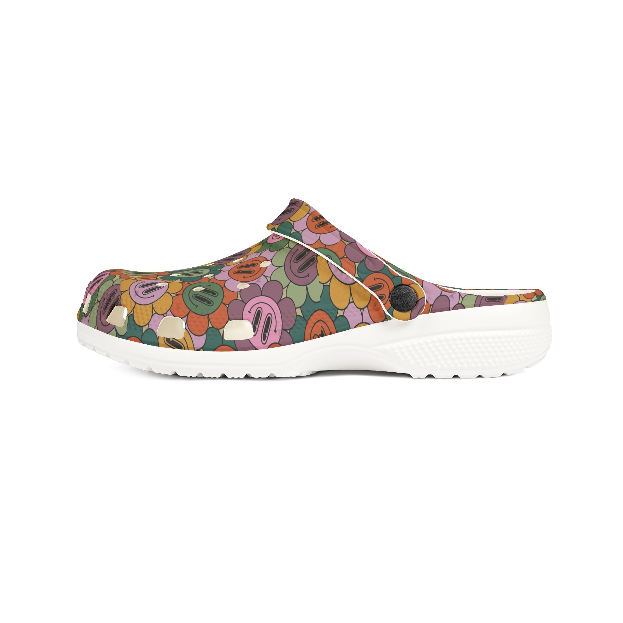 Colorful AOP EVA Foam Shoes for Comfort, Fun Indoor Slippers, Unique Casual Footwear, Gift Idea for Friends, Cheerful Everyday Shoes