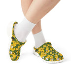 Smiley Face EVA Foam Shoes, Fun Garden Clogs, Colorful Slip-On Footwear, Comfortable Outdoor Shoes, Gifts for Kids & Teens