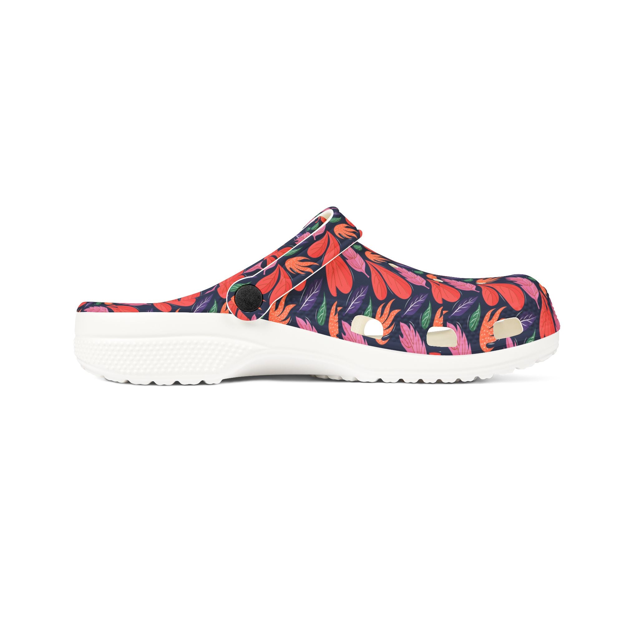 Floral EVA Foam Clogs - Comfortable Garden Shoes, Cute House Slippers, Summer Footwear, Trendy Outdoor Clogs, Stylish Everyday Shoes