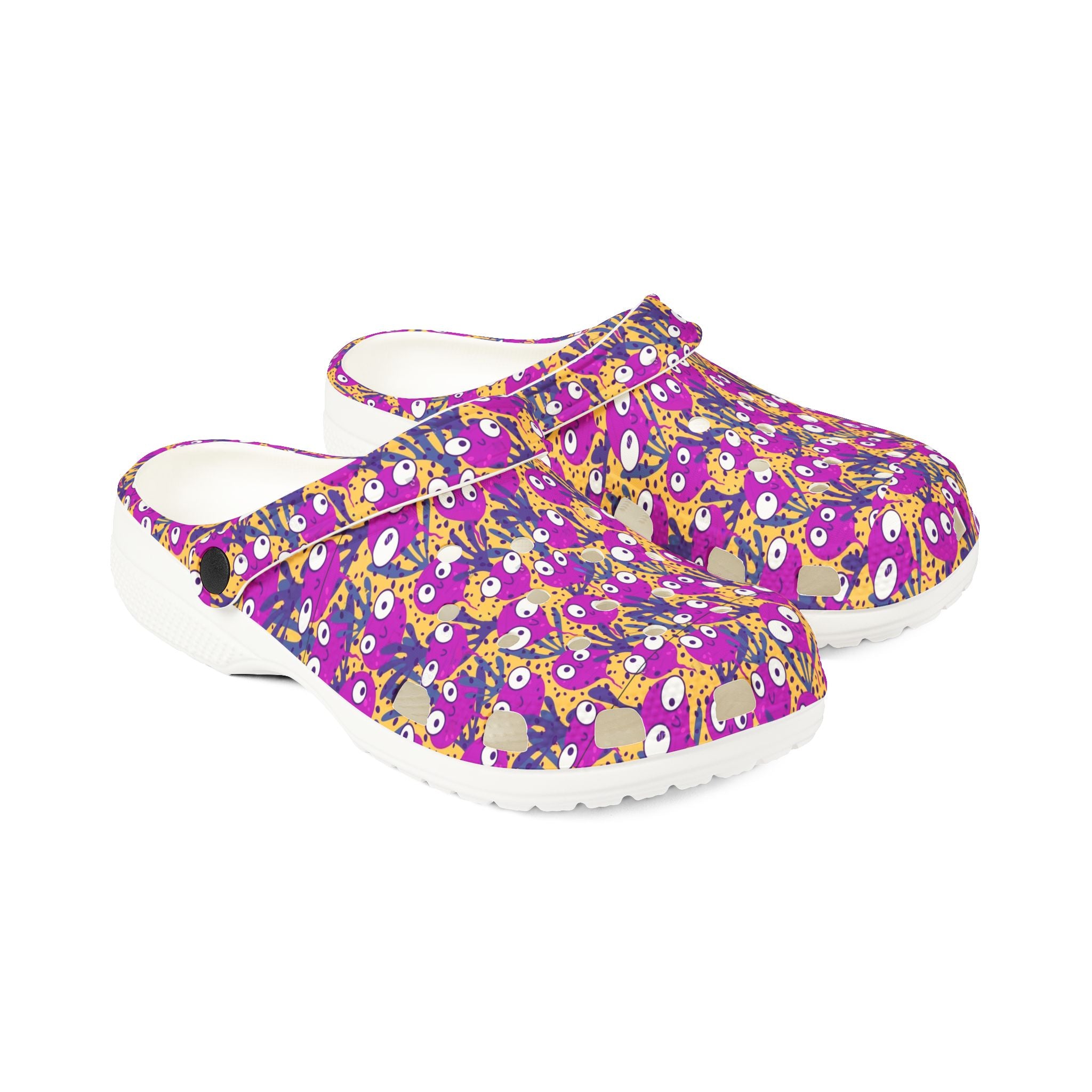 Colorful Patterned EVA Foam Crocs, Fun Slides, Garden Footwear, Summer Clogs, Unique Comfort Shoes