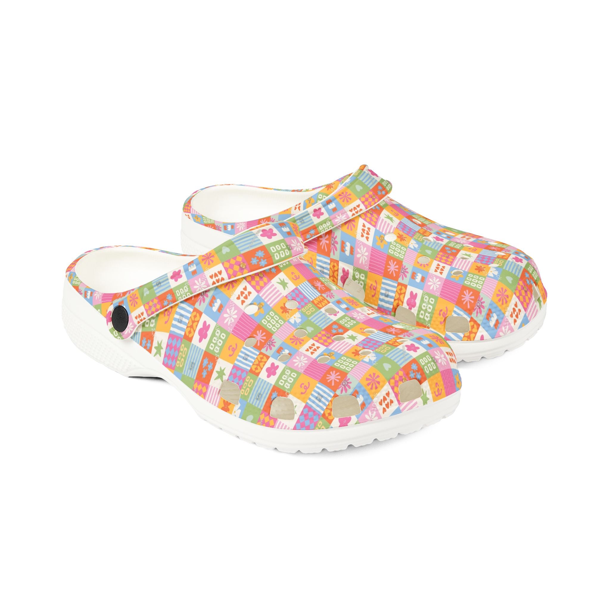 Colorful AOP EVA Foam Shoes for Fun Comfort, Stylish Summer Footwear, Unique Indoor/Outdoor Clogs, Great for Gardening and Casual Wear