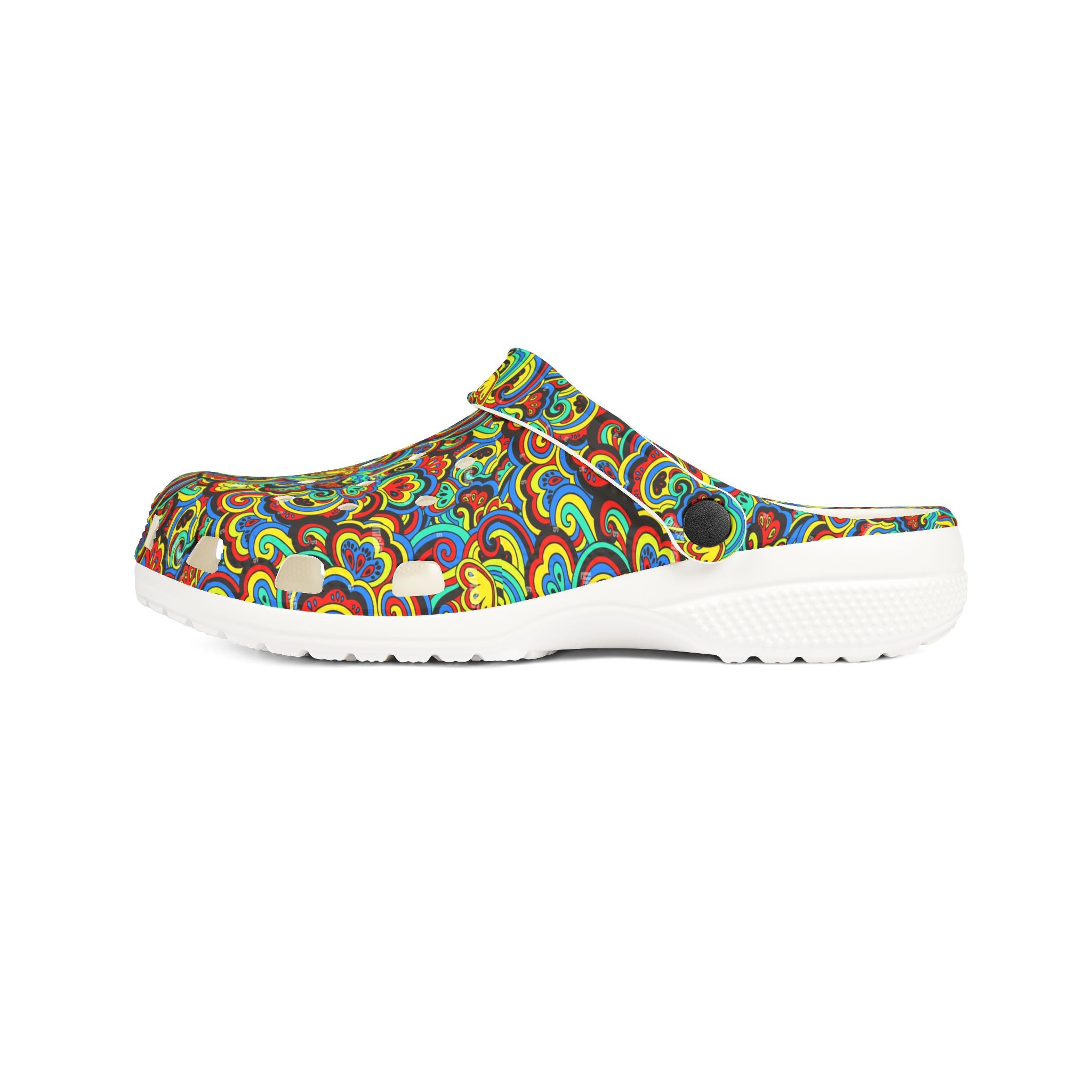 Colorful EVA Foam Rubber Clogs - Fun, Comfortable Footwear for Everyday Leisure, Travel, Gardening, and Spa Days