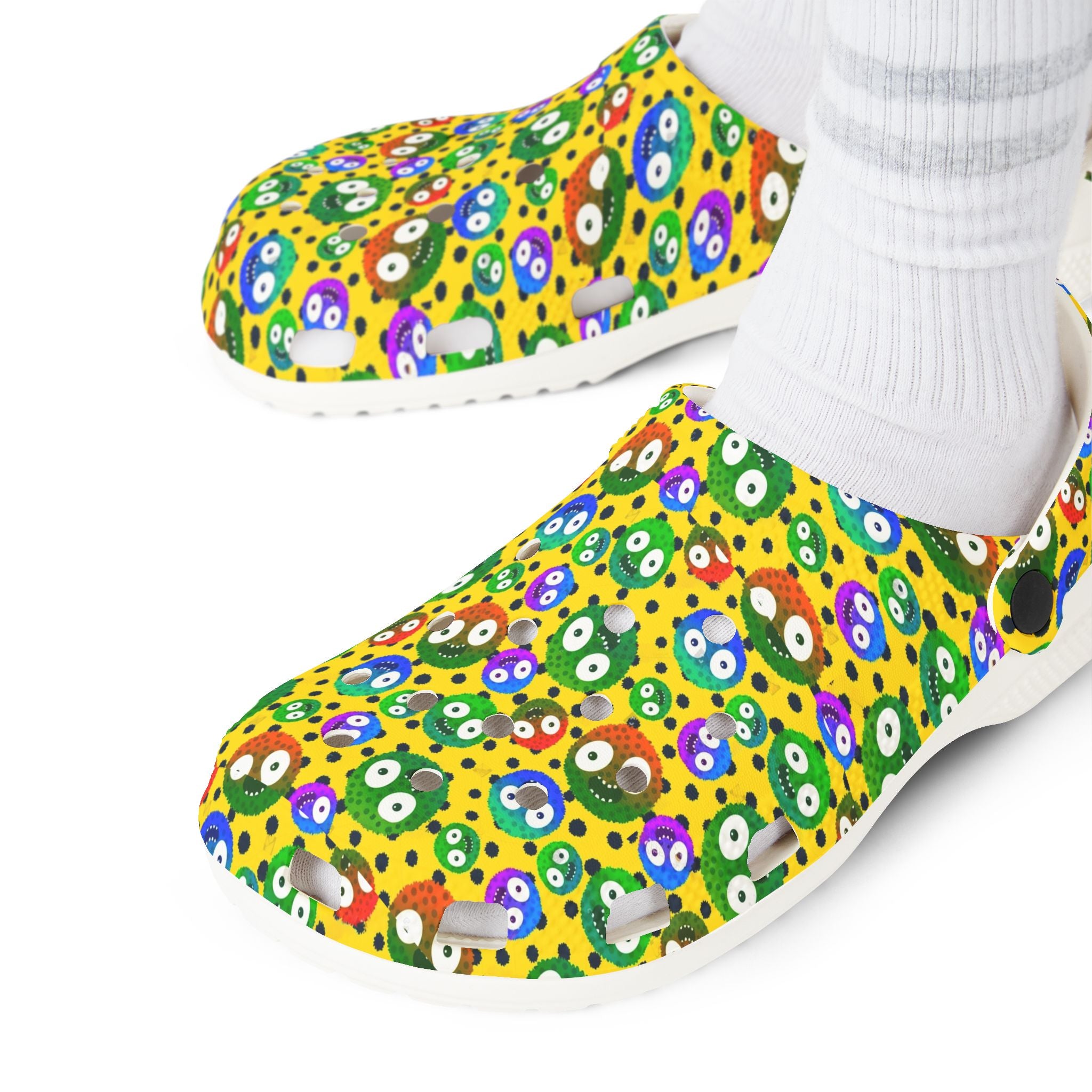 Colorful Comfort Clogs | Fun EVA Foam Rubber Shoes | Slip-On, Lightweight, Easy to Clean, Garden, Casual Wear, Outdoor, Unique Design