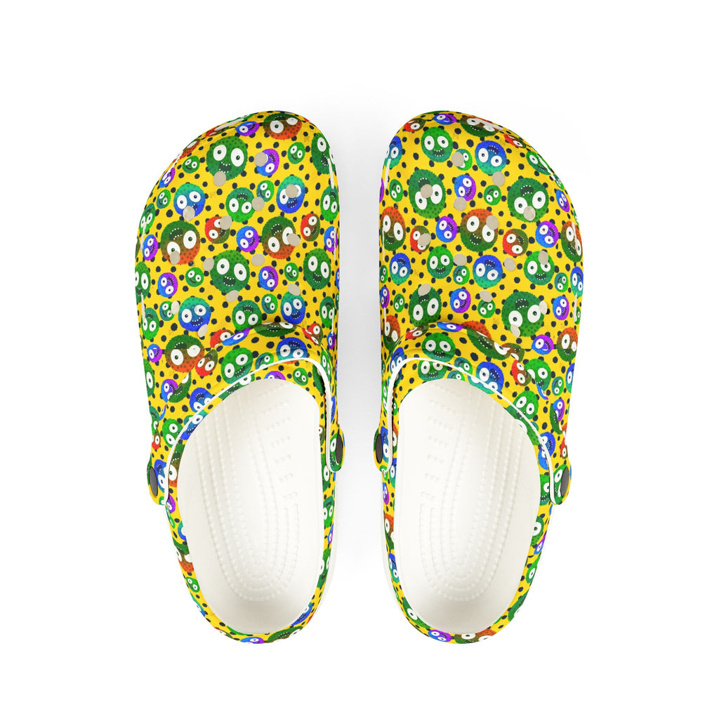 Colorful Comfort Clogs | Fun EVA Foam Rubber Shoes | Slip-On, Lightweight, Easy to Clean, Garden, Casual Wear, Outdoor, Unique Design