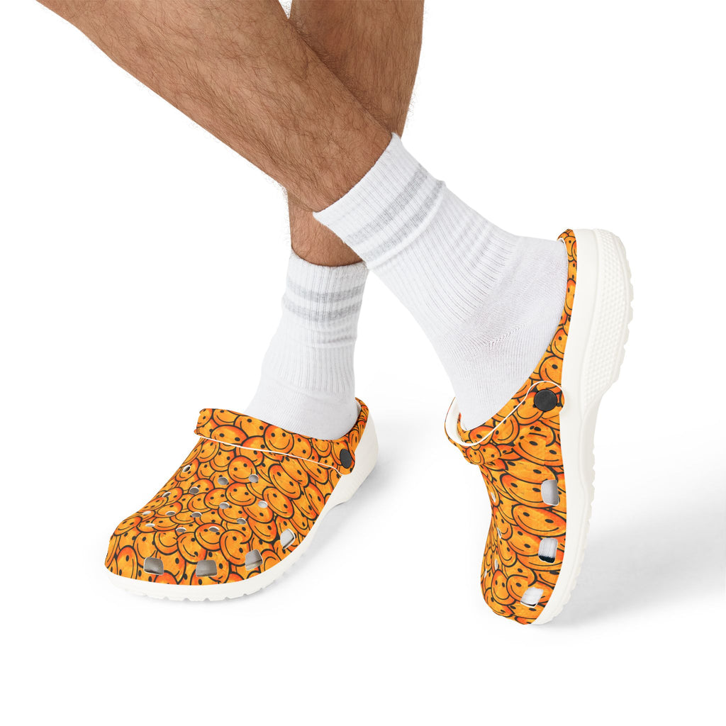 Cheerful EVA Foam Clogs - Fun and Comfortable Slip-On Shoes for Everyday Wear, Great for Gardening, Beach, or Casual Outings, Perfect Gift