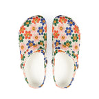Floral Print EVA Foam Clogs, Comfortable Garden Footwear, Summer Slip-Ons, Perfect for Home, Outdoor, Beach, and Gifting