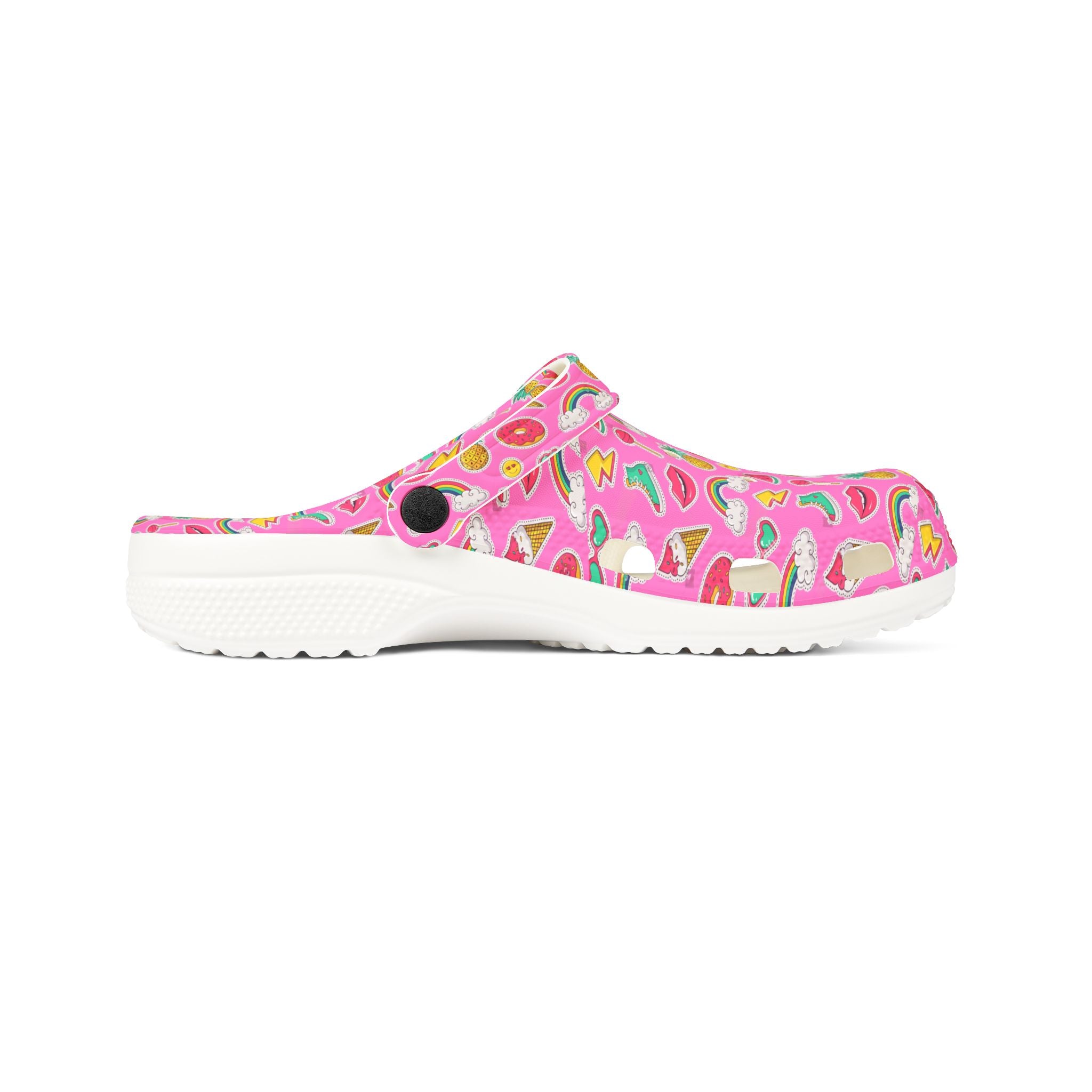 Fun Floral EVA Foam Clogs, Colorful Garden Shoes for Summer, Unique Comfort Footwear, Perfect Gift for Garden Lovers, Playful Design