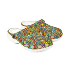 Colorful EVA Foam Rubber Clogs - Fun, Comfortable Footwear for Everyday Leisure, Travel, Gardening, and Spa Days