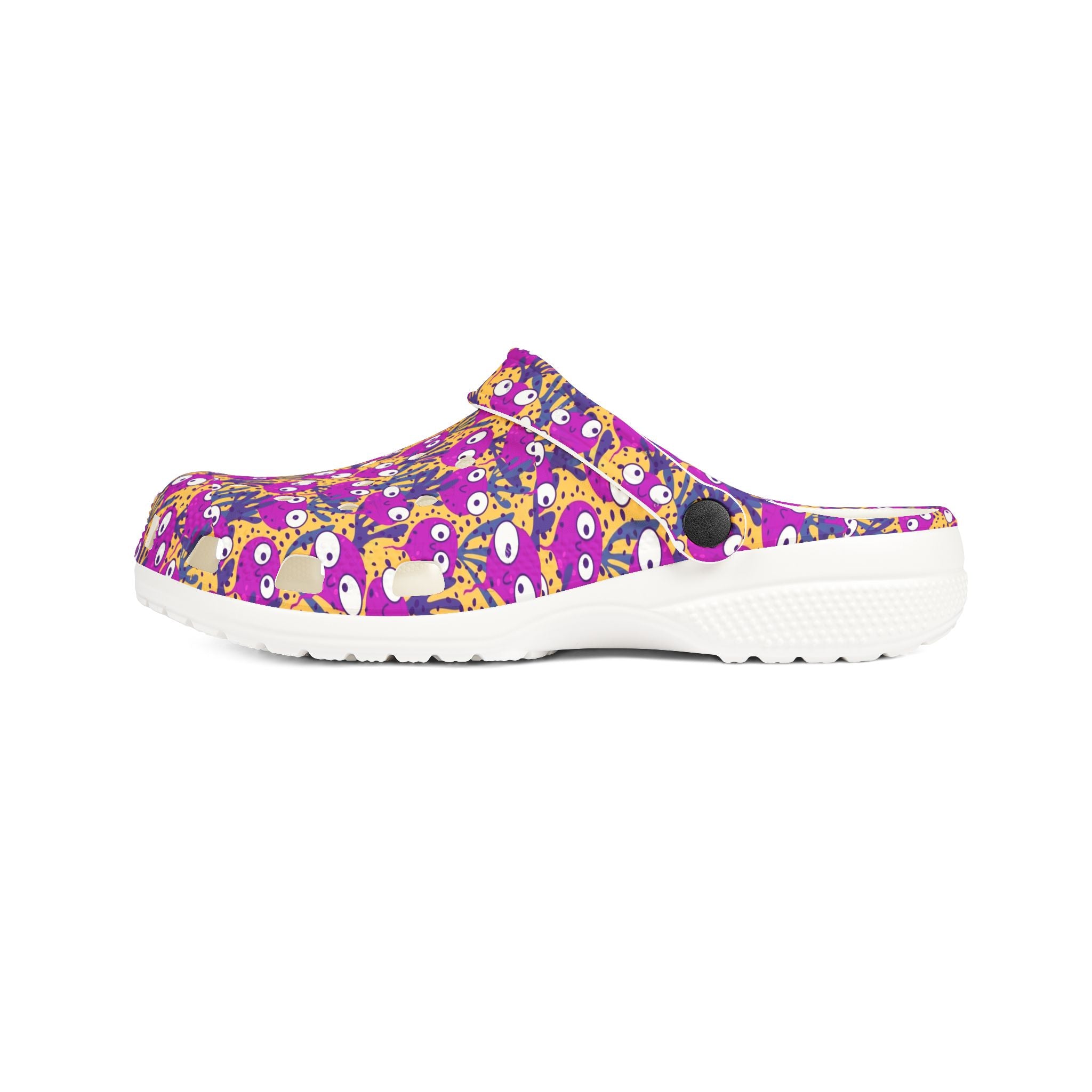 Colorful Patterned EVA Foam Crocs, Fun Slides, Garden Footwear, Summer Clogs, Unique Comfort Shoes