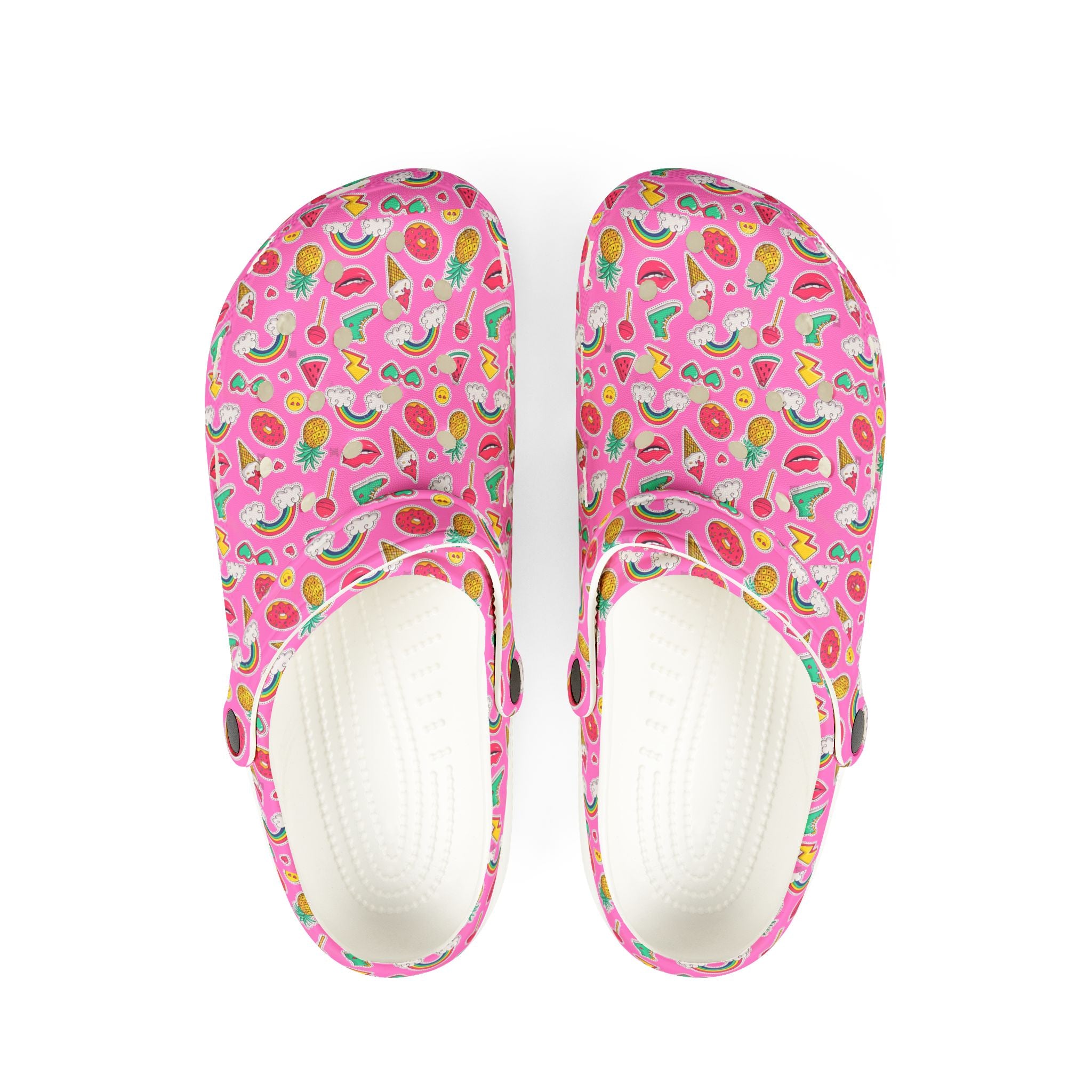 Fun Floral EVA Foam Clogs, Colorful Garden Shoes for Summer, Unique Comfort Footwear, Perfect Gift for Garden Lovers, Playful Design