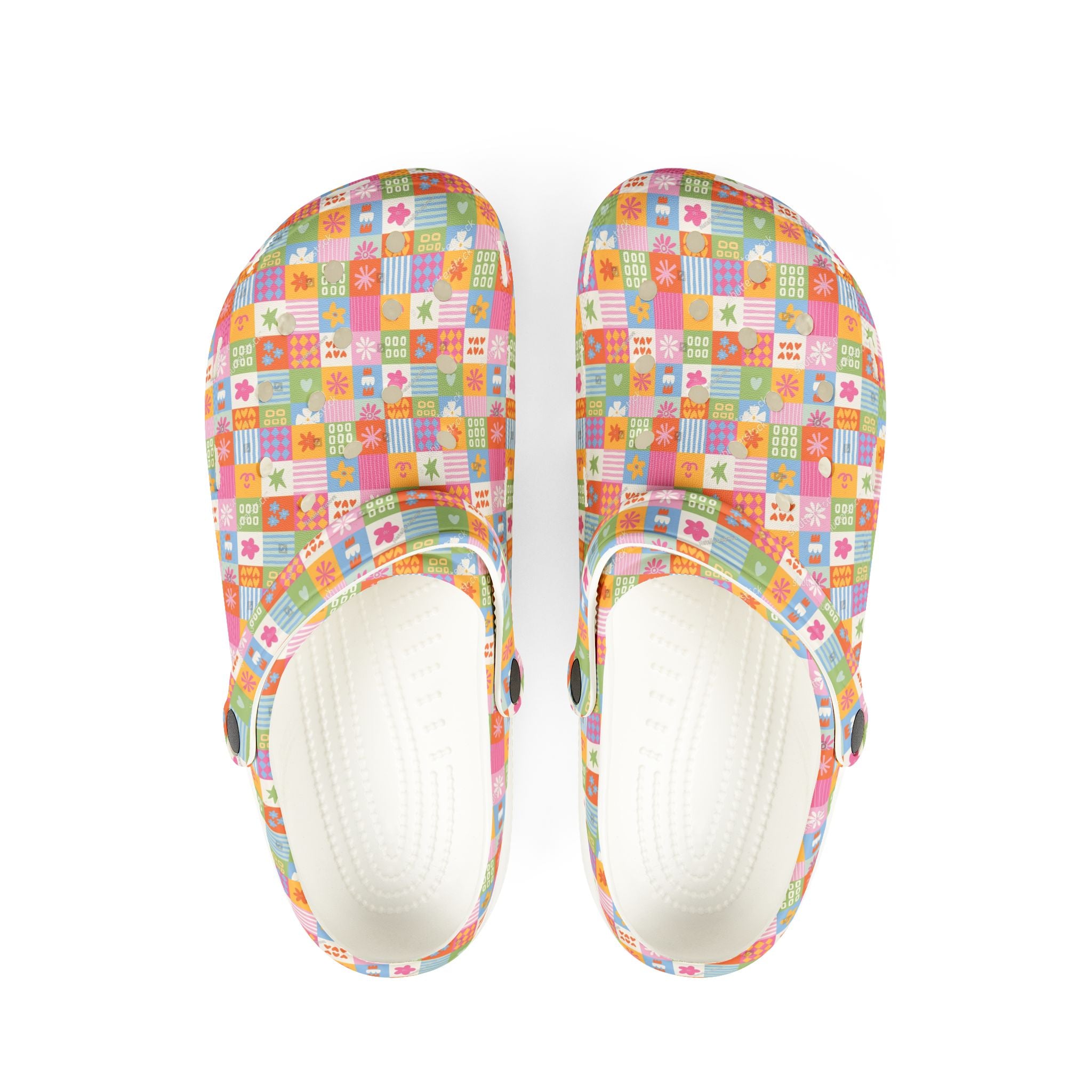 Colorful AOP EVA Foam Shoes for Fun Comfort, Stylish Summer Footwear, Unique Indoor/Outdoor Clogs, Great for Gardening and Casual Wear